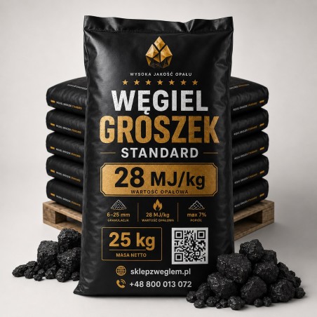 Węgiel Groszek Standard 28 MJ/kg