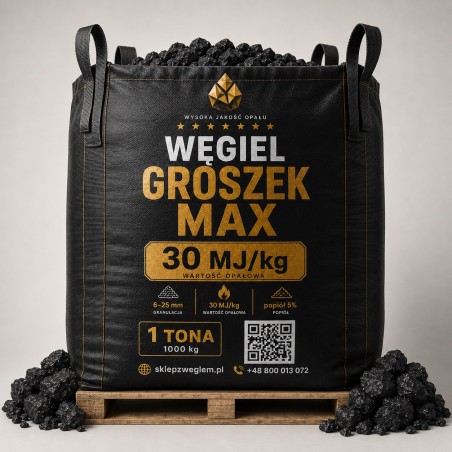 Węgiel Groszek MAX Luzem 30 MJ/kg